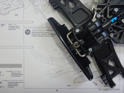 13.フロントバンパーの取り付け