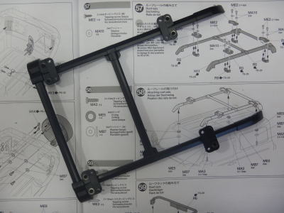 57.ルーフレールの組み立て