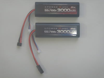 HiTEC XPOWER R-SPEC Li-Po 7.4V 3000mAh 50C/100C