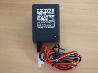 TAMIYA カドニカバッテリー 7.2V-1200mAh 専用充電器